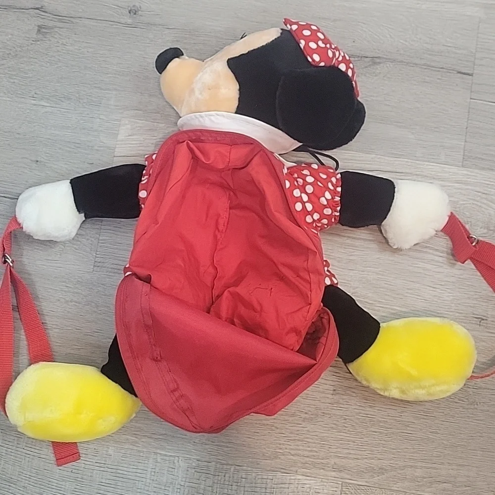 DISNEYLAND Disney Mickey Minnie Mouse Plush Backpack